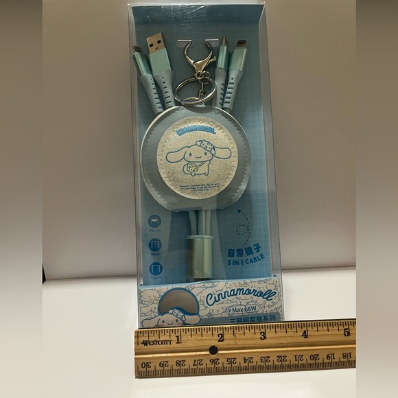 Cinnamoroll 3 in 1 Cable Charger - Picture 7 of 7